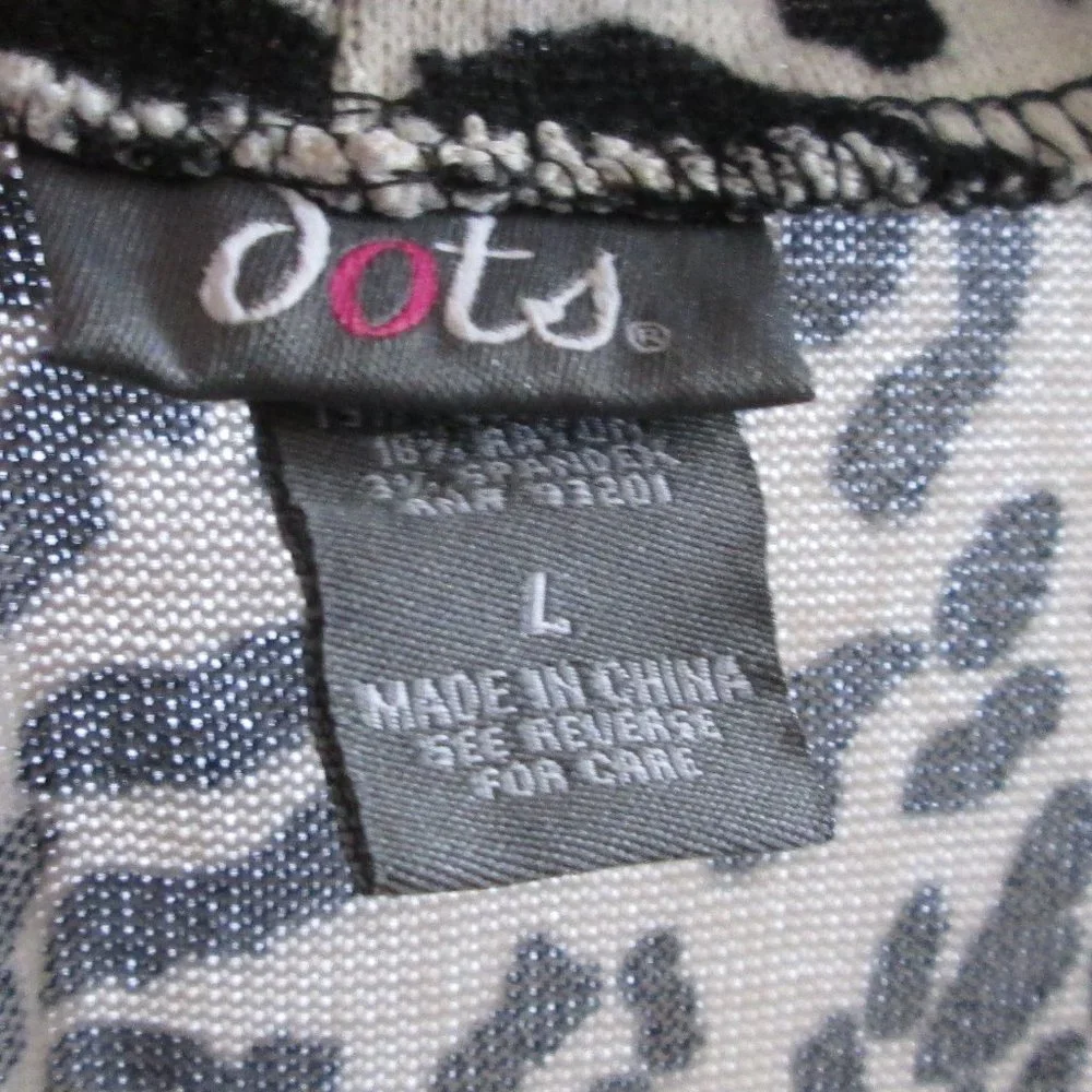Dots Womens Cow Print Short Fluted Sleeved Cardigan 3/4 V Neck Button Do… - Picture 3 of 5